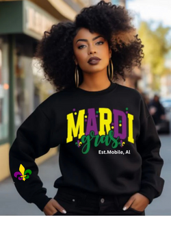 Let them know where Mardi Gras was established, from your chest!